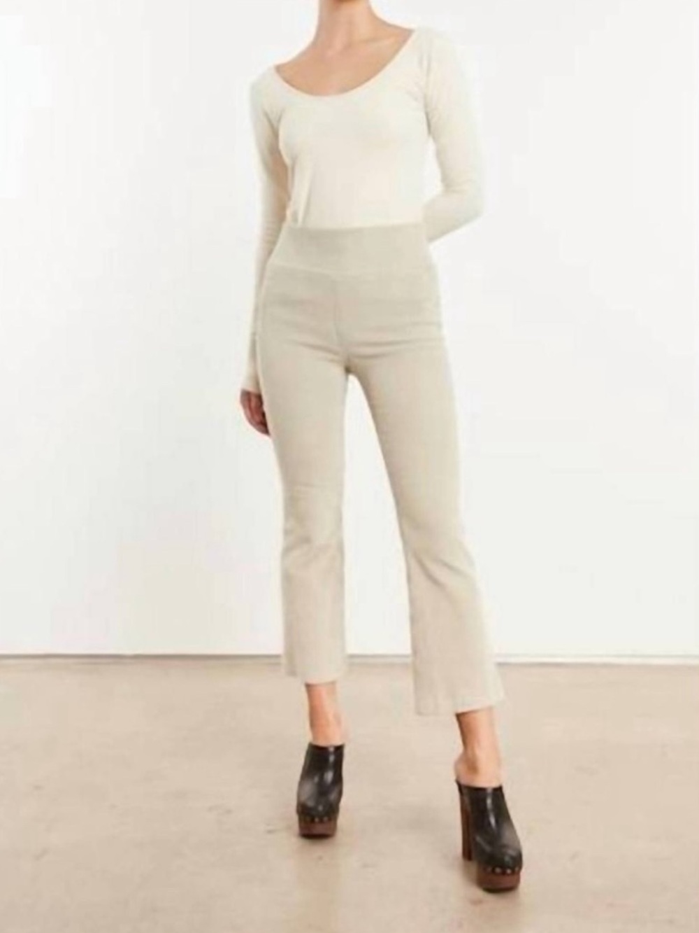 NEW SPRWMN corduroy crop flare pants